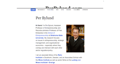 Desktop Screenshot of perbylund.com
